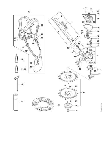 Picture of Stelo, riduttore, Riparo RGA 140